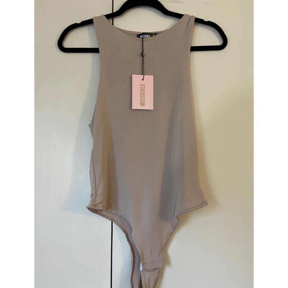 Missguided nude/Tan Bodysuit